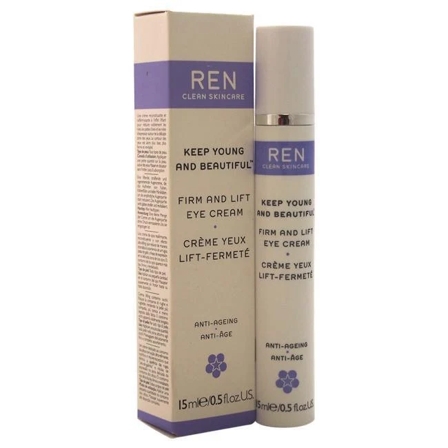 Keep Young and Beautiful Firm and Lift Eye Cream by REN for Unisex - 0.5 oz Eye Cream